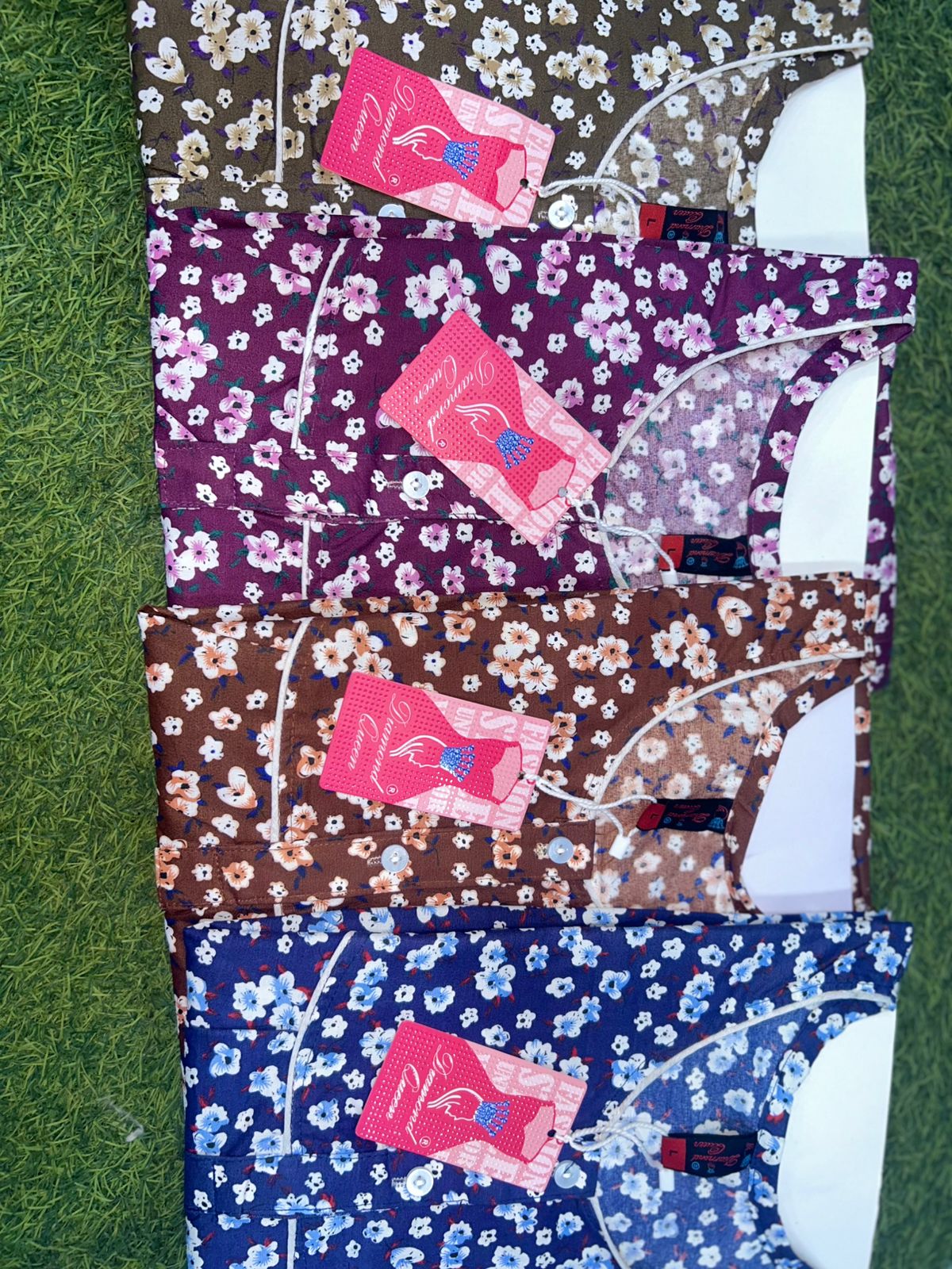 Dull Cotton Diamond Queen Night Gowns Exporter India