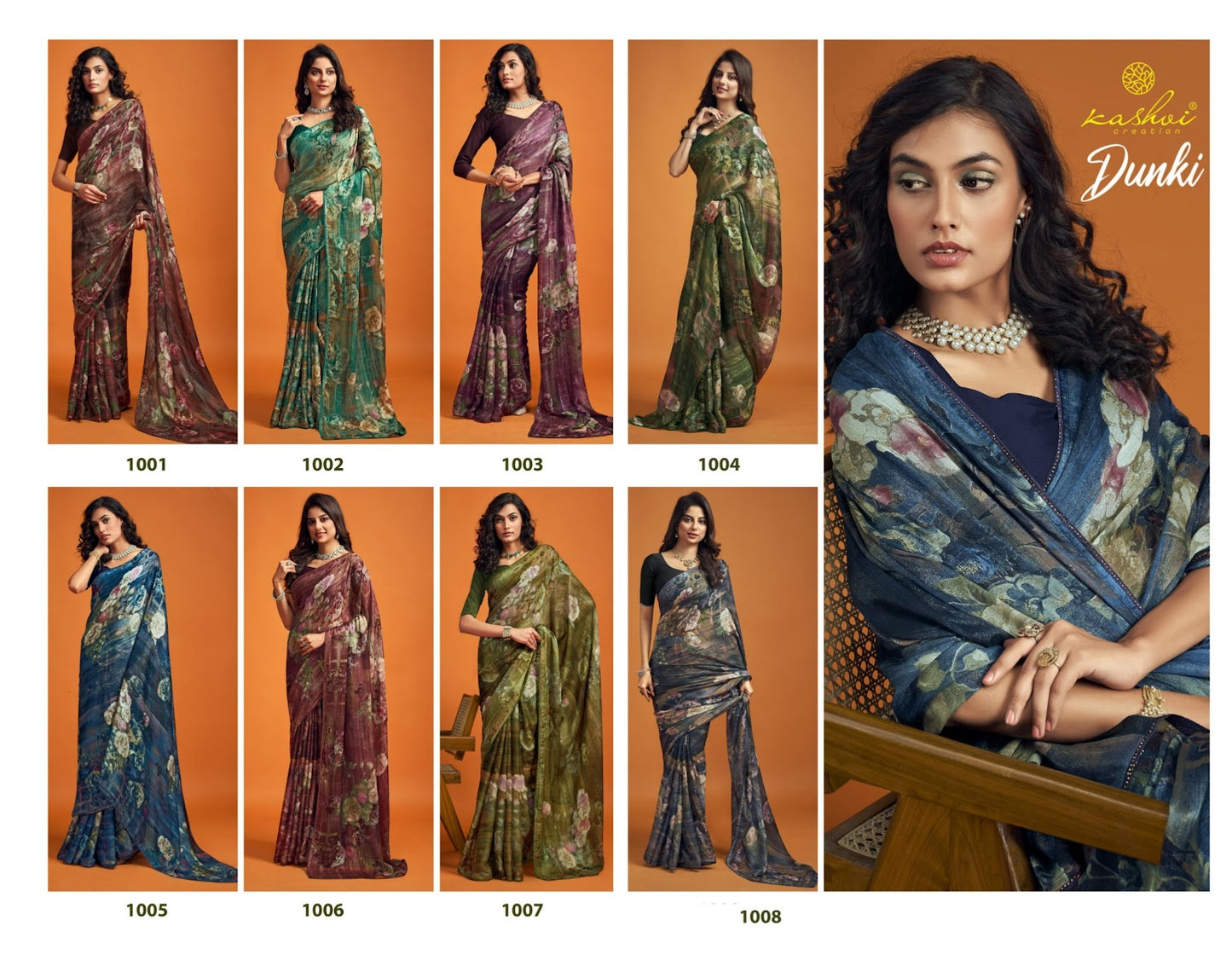 Dunki Vol 1 Kashvi Creation Silk Sarees