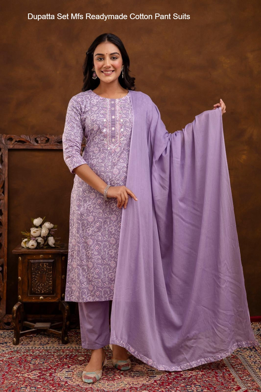 Dupatta Set Mfs Readymade Cotton Pant Suits Exporter