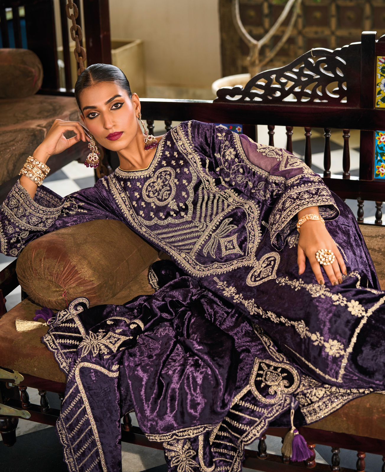 Dupika Ibiza Viscose Velvet Suits Wholesale Price