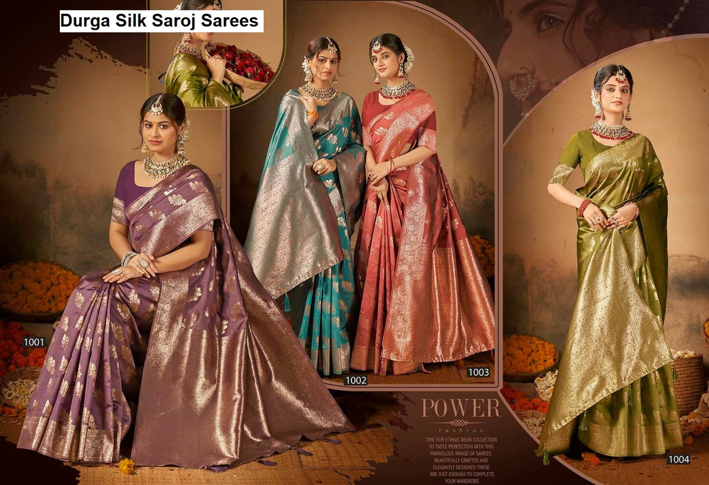 Durga Silk Saroj Sarees Exporter Ahmedabad