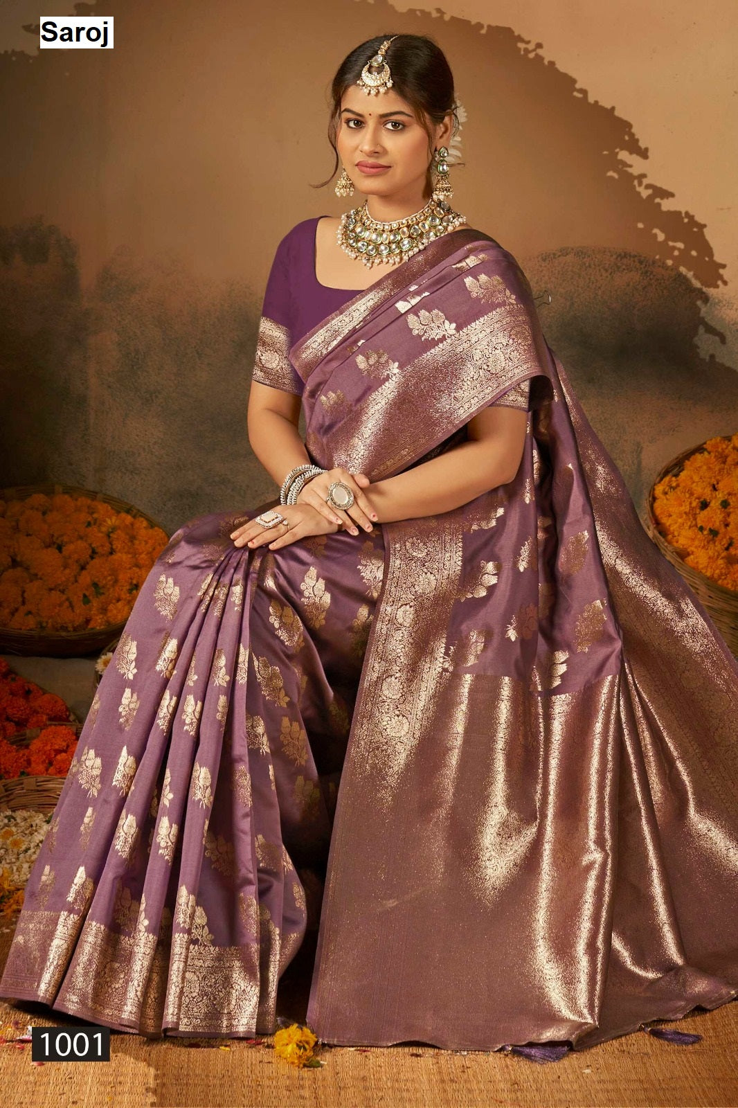 Durga Silk Saroj Sarees Exporter Ahmedabad