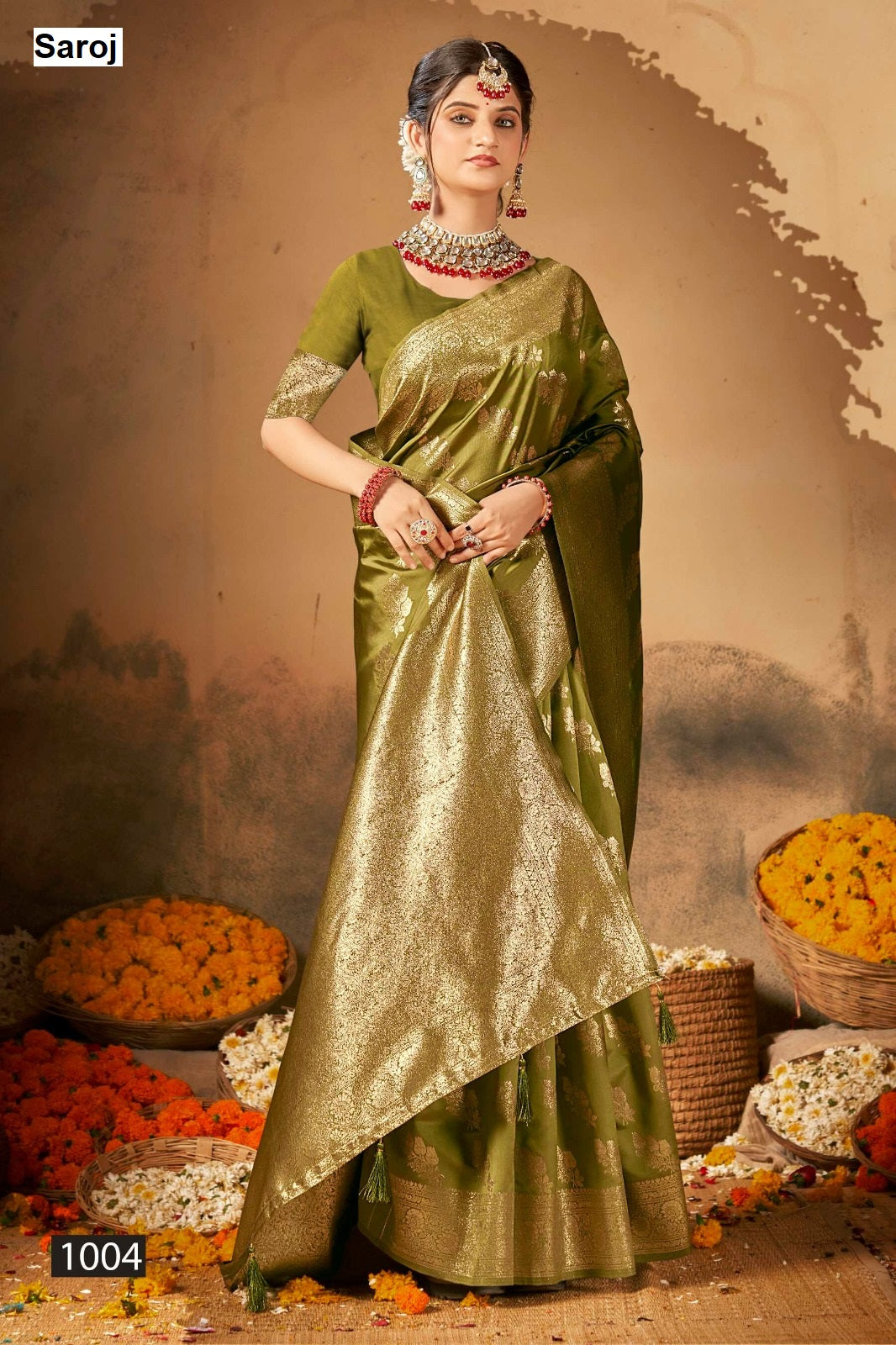 Durga Silk Saroj Sarees Exporter Ahmedabad