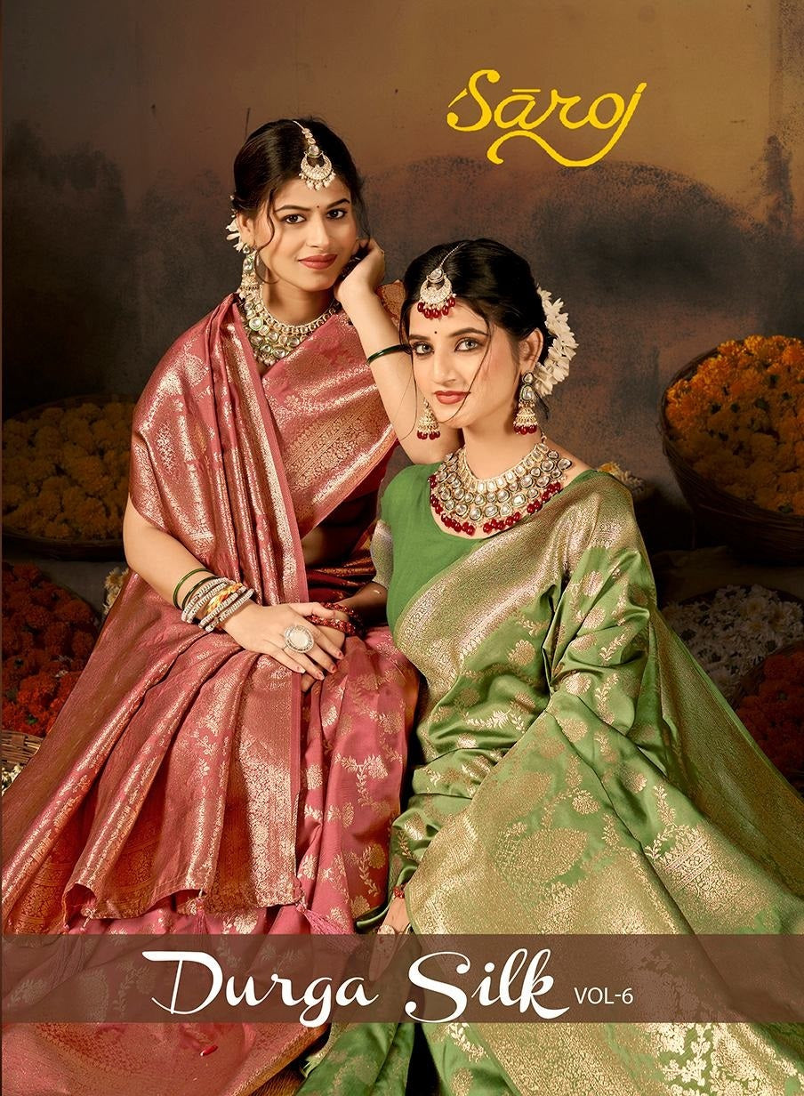 Durga Silk Vol 6 Saroj Soft Silk Sarees Manufacturer India