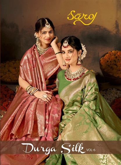 Durga Silk Vol 6 Saroj Soft Silk Sarees Manufacturer India