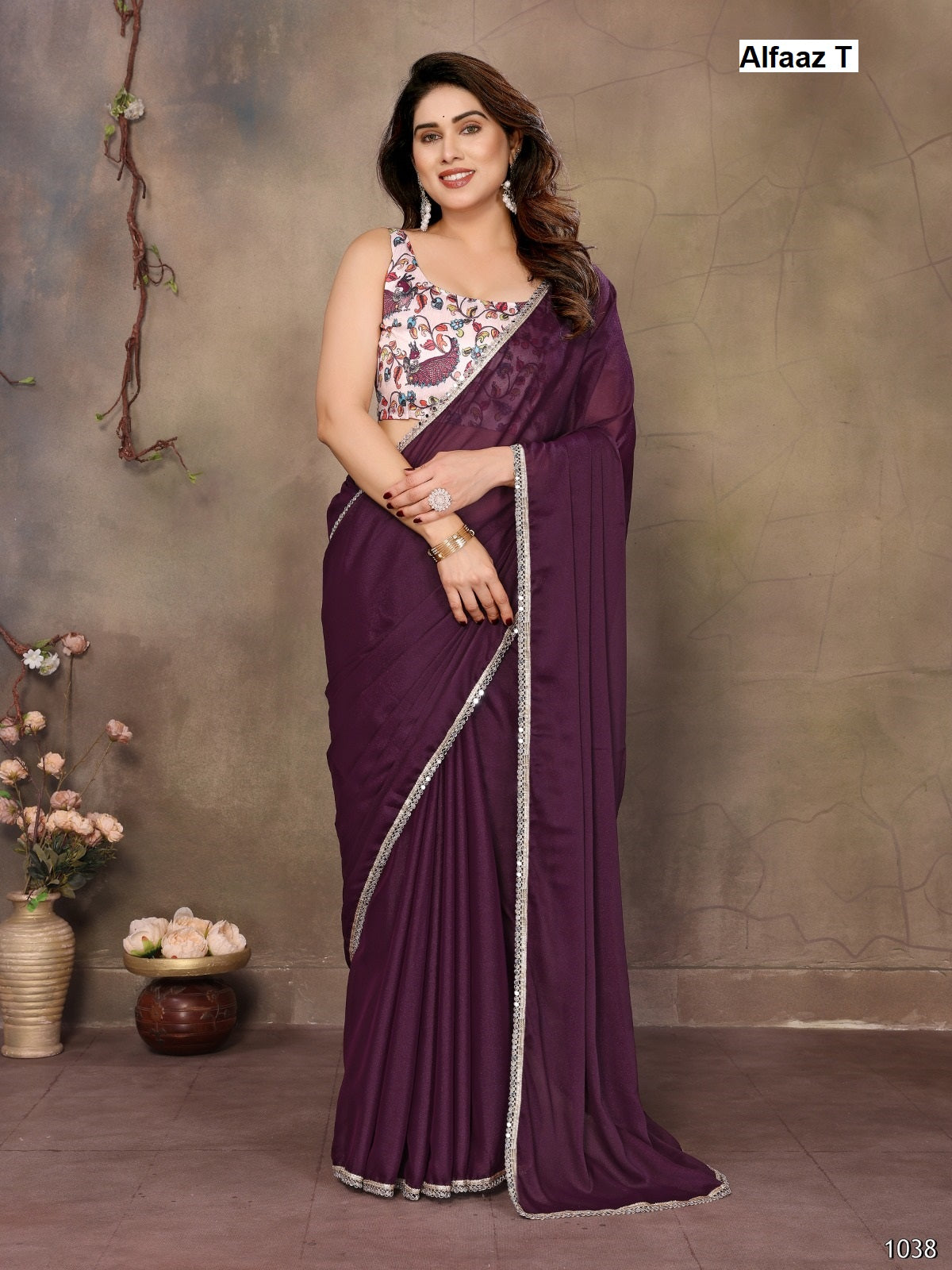 Durga Vol 4 Alfaaz T Georgette Sarees Supplier Gujarat