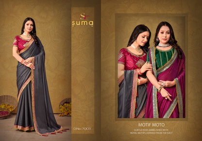 Durgi 7001-7009 Suma Designer Rangoli Sarees Wholesale Price