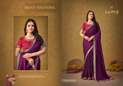 Durgi 7001-7009 Suma Designer Rangoli Sarees Wholesale Price