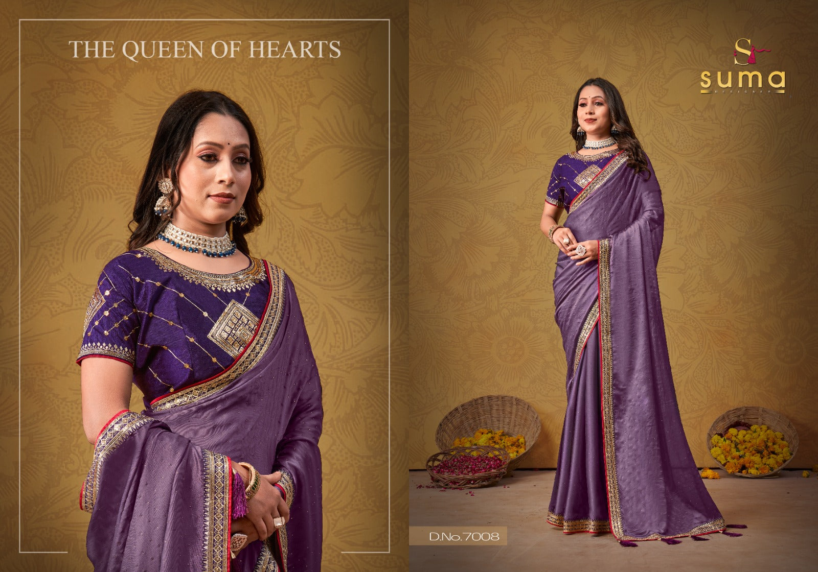 Durgi 7001-7009 Suma Designer Rangoli Sarees Wholesale Price