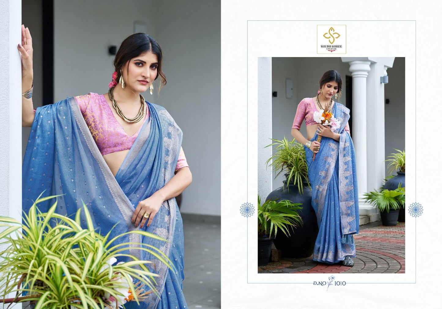 Durva Shubh Shree Chiffon Sarees Supplier
