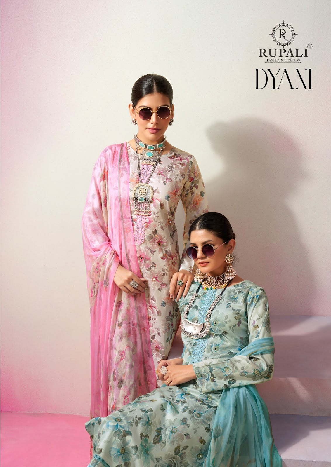 Dyani Rupali Jam Satin Pant Style Suits Wholesaler