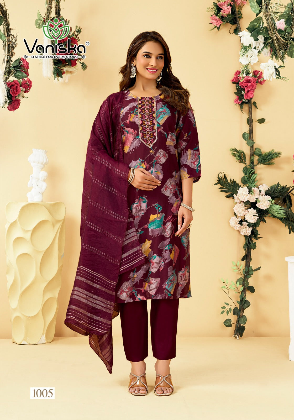 ?Fashion Falak Vol 1 Vaniska Berlin Readymade Pant Style Suits Manufacturer