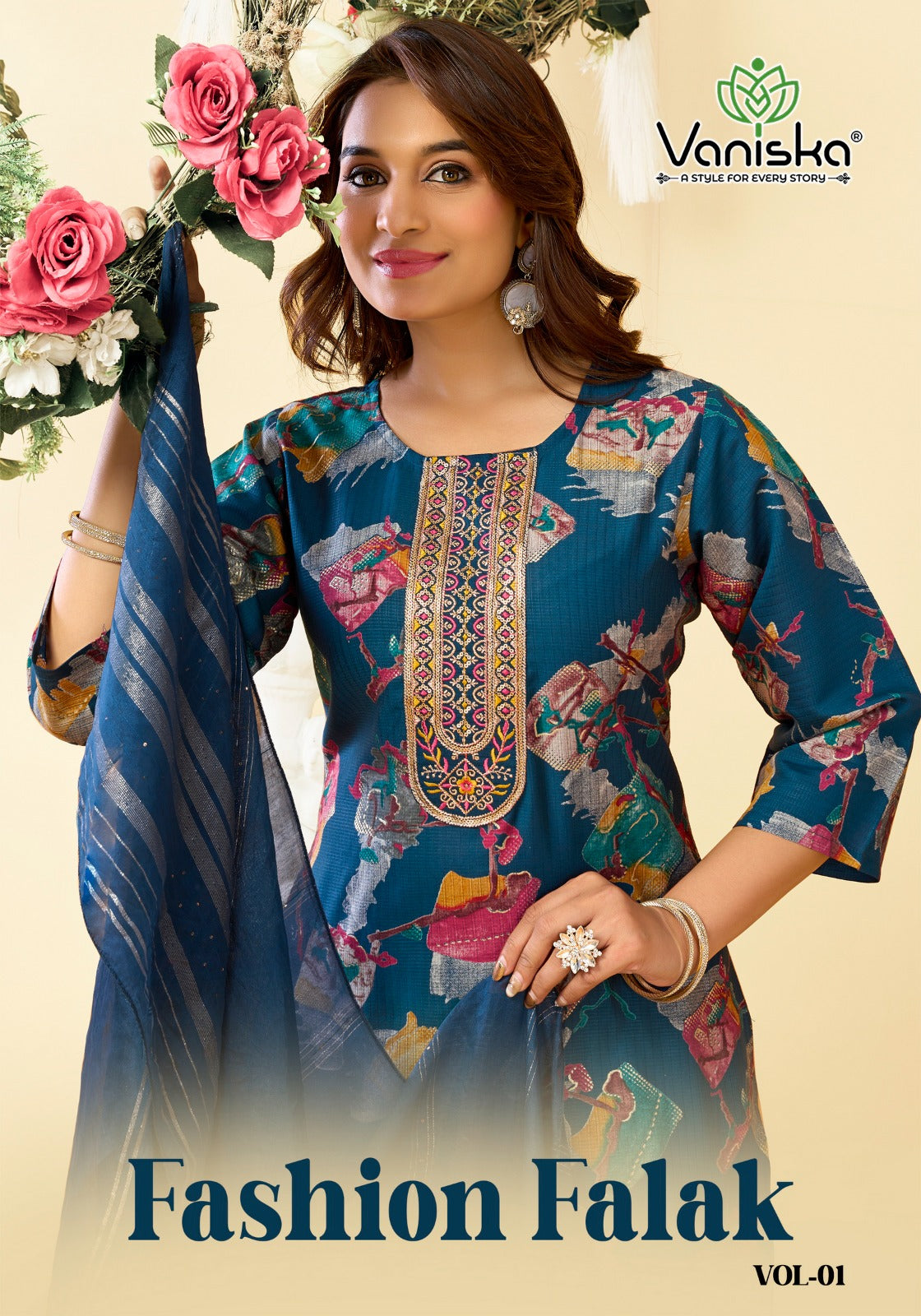 ?Fashion Falak Vol 1 Vaniska Berlin Readymade Pant Style Suits Manufacturer