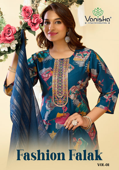 ?Fashion Falak Vol 1 Vaniska Berlin Readymade Pant Style Suits Manufacturer