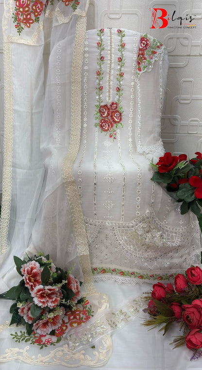 E 01 Abcd Elan Studio Chiffon Pakistani Salwar Suits Wholesaler Ahmedabad