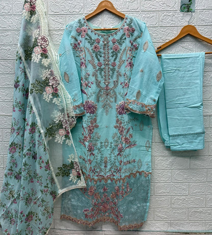 E 16 Elan Studio Lawn Cotton Pakistani Readymade Suits Wholesale