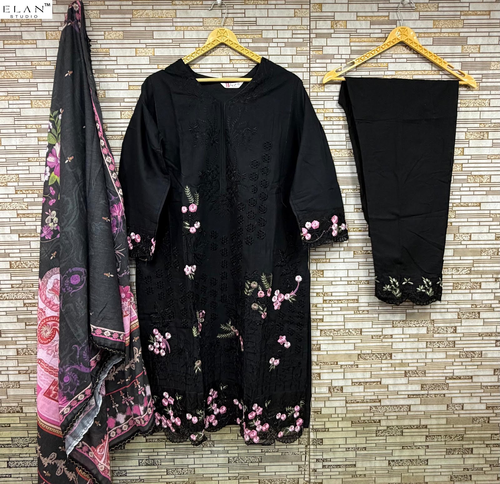 E 20 Elan Studio Lawn Cotton Pakistani Readymade Suits Wholesale Price