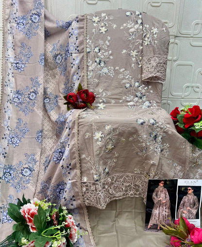 E 34 Elan Studio Lawn Cotton Pakistani Salwar Suits Wholesaler