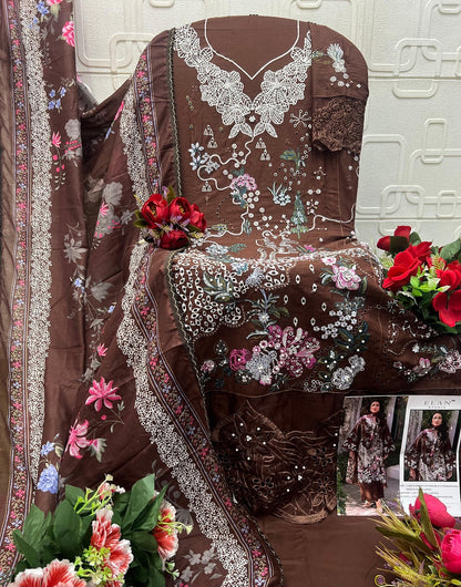 E 43 Elan Studio Lawn Cotton Pakistani Salwar Suits Wholesale Price