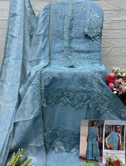 E 47 Maria B Lawn 26 Elan Studio Cambric Pakistani Salwar Suits Manufacturer Ahmedabad