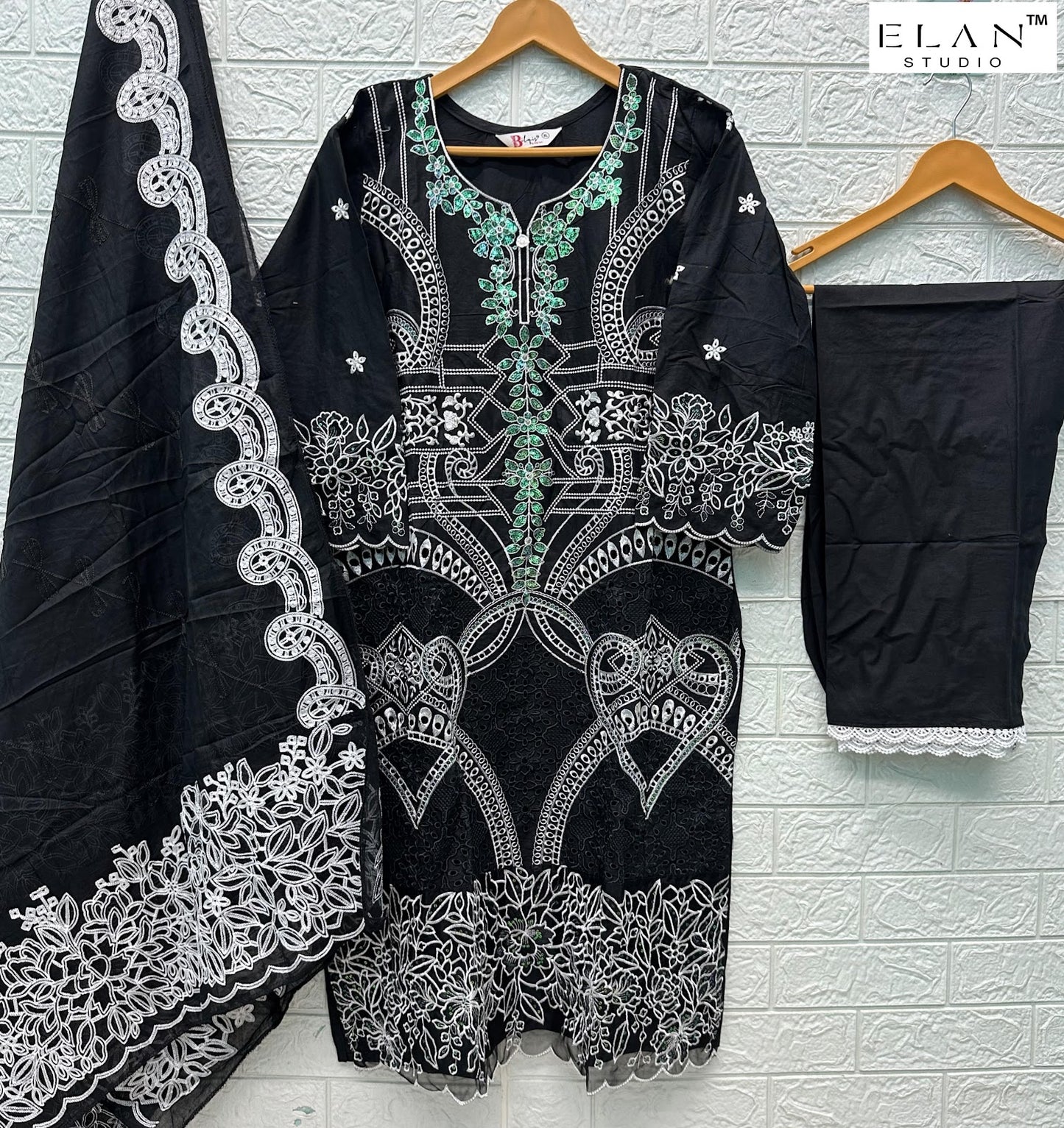 E 51 Elan Studio Lawn Cotton Pakistani Readymade Suits Wholesale Price