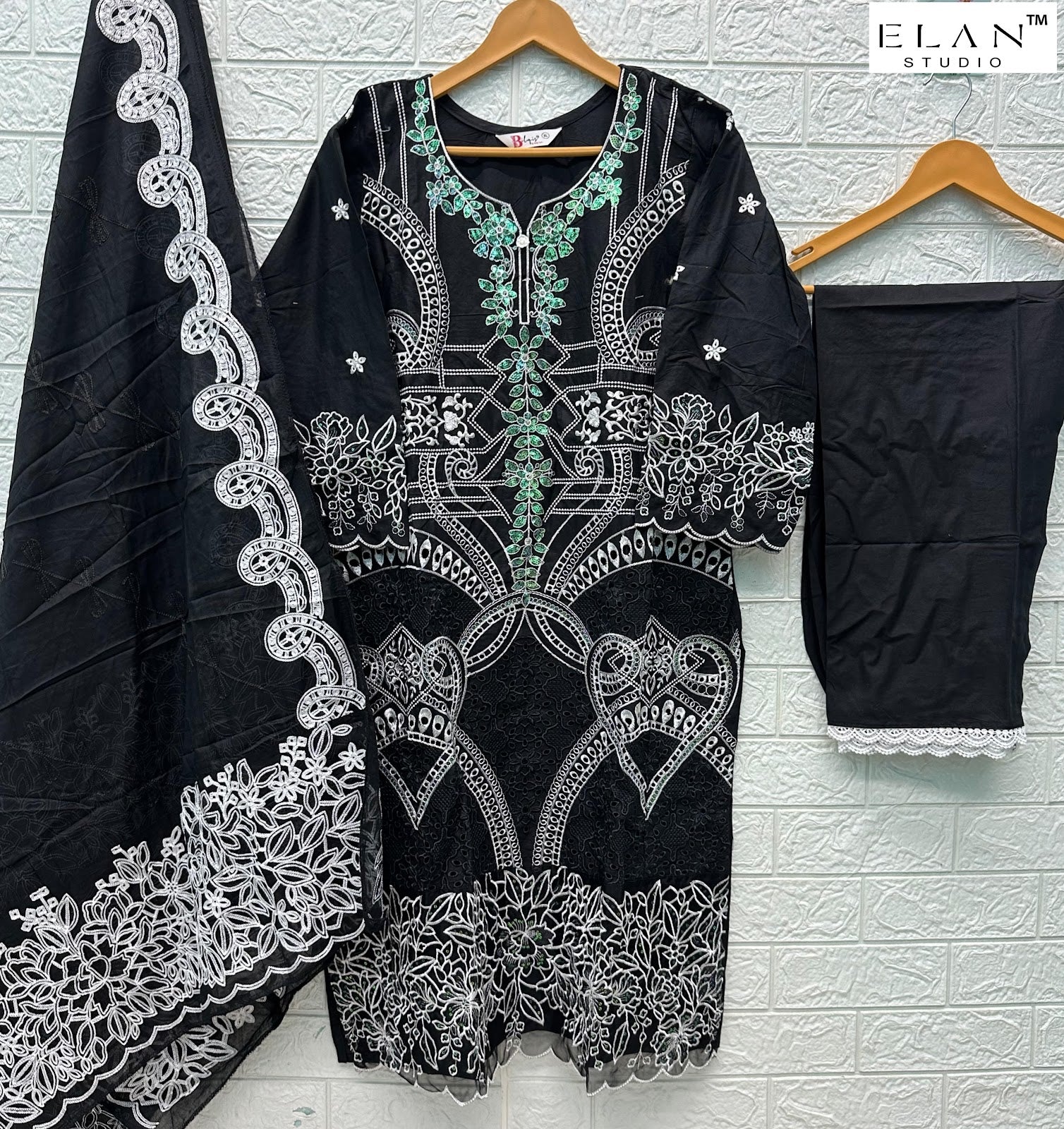 E 51 Elan Studio Lawn Cotton Pakistani Readymade Suits Wholesale Price
