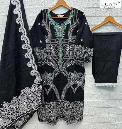 E 51 Elan Studio Lawn Cotton Pakistani Readymade Suits Wholesale Price