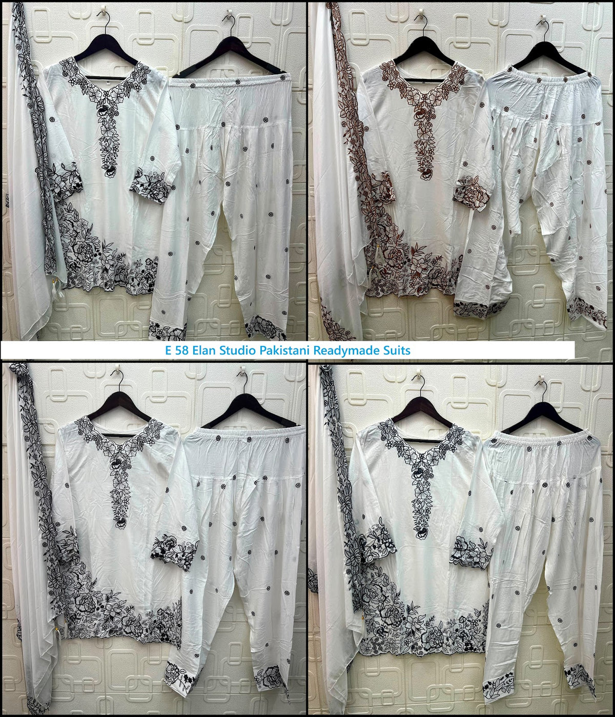 E 58 Elan Studio Reyon Pakistani Readymade Suits Wholesale Price