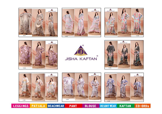 E Nazakat Vol 14 Jelite Jisha Satin Kaftans Supplier