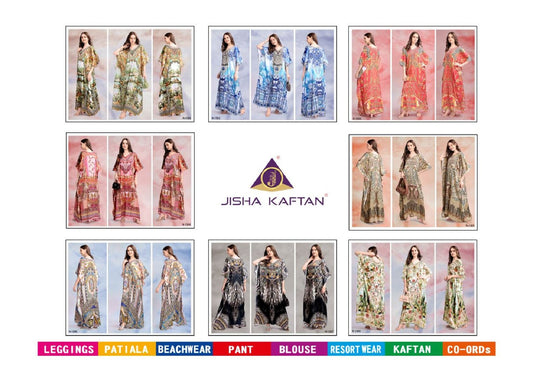 E Nazakat Vol 15 Jisha Jelite Satin Kaftans Manufacturer Ahmedabad