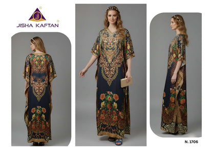 E Nazakat Vol 17 Jisha Japan Satin Kaftans Manufacturer India