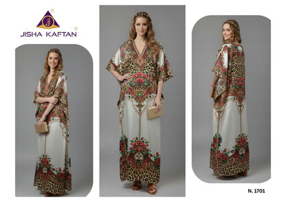 E Nazakat Vol 17 Jisha Japan Satin Kaftans Manufacturer India
