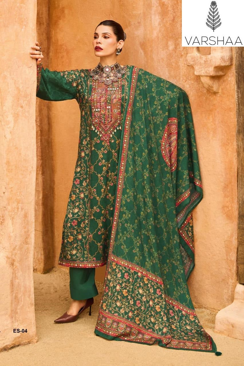 Earth Song Varshaa Viscose Muslin Pakistani Salwar Suits Exporter