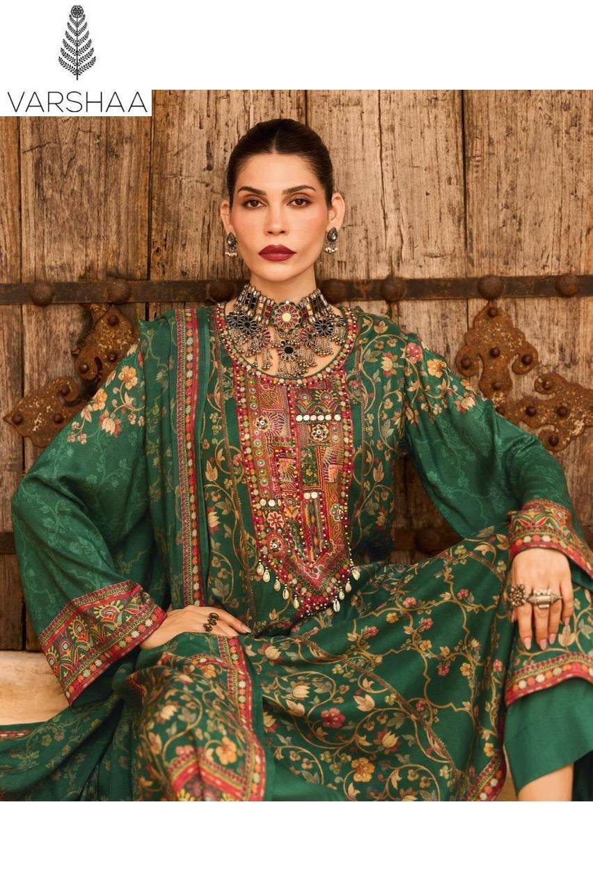 Earth Song Varshaa Viscose Muslin Pakistani Salwar Suits Exporter