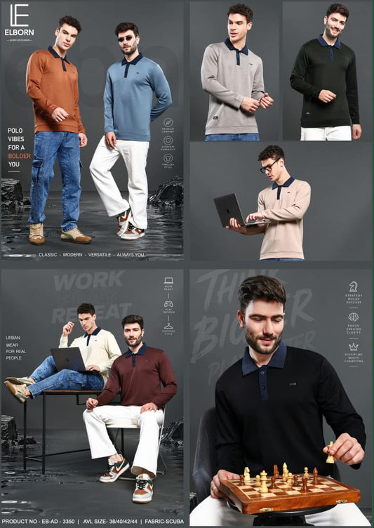 Eb-Ad-3350 Elborn Imported Mens Tshirts Exporter India