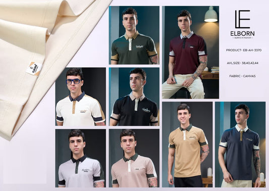 Eb-Ah-3370 Cut N Sew Elborn Imported Mens Tshirts Exporter Ahmedabad