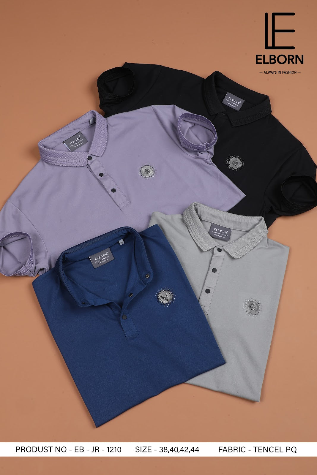 Eb-Jr-1210 Elborn Pq Mens Tshirts Wholesaler Gujarat