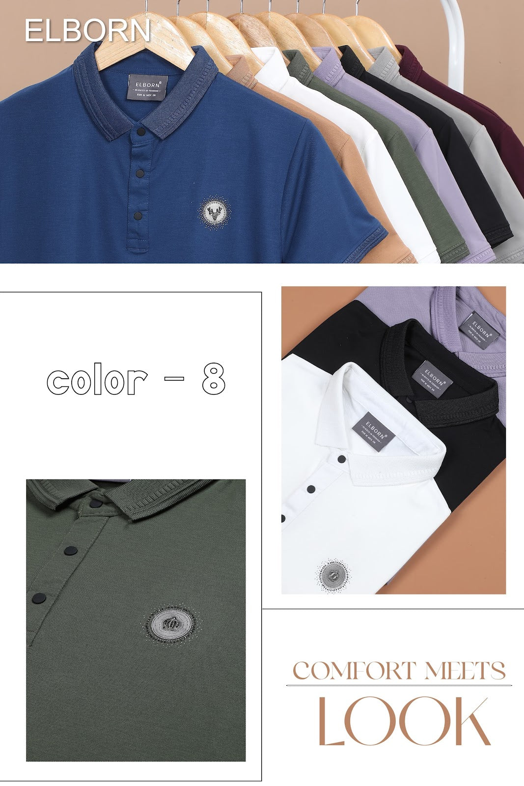 Eb-Jr-1210 Elborn Pq Mens Tshirts Wholesaler Gujarat