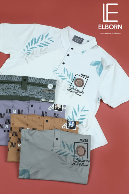 Eb-Js-1215 Elborn Pq Mens Tshirts Wholesale Price