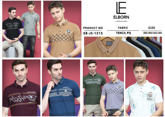 Eb-Js-1215 Elborn Pq Mens Tshirts Wholesale Price