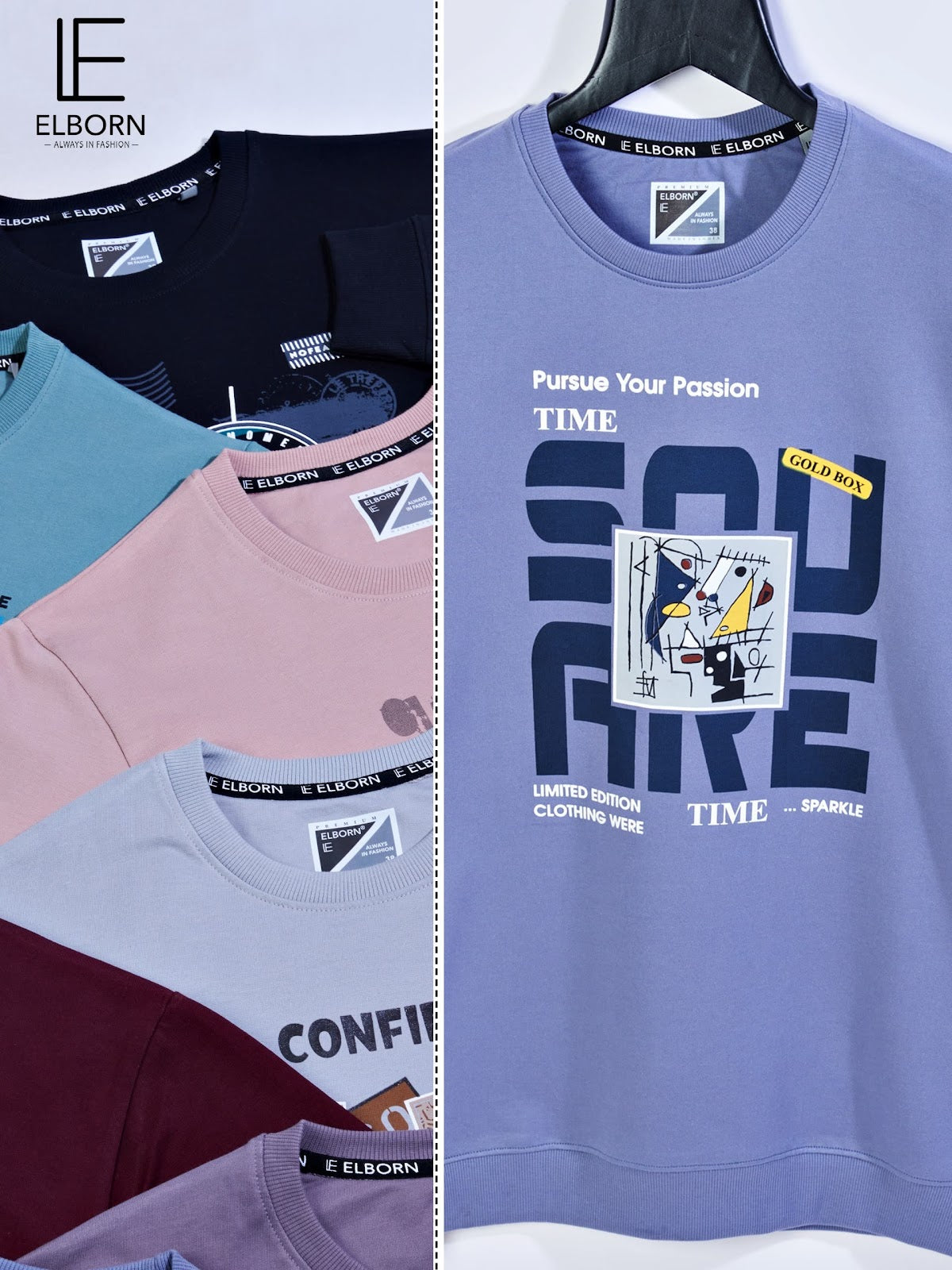 Eb-Jz-1250 Elborn Cotton Mens Tshirts Manufacturer India