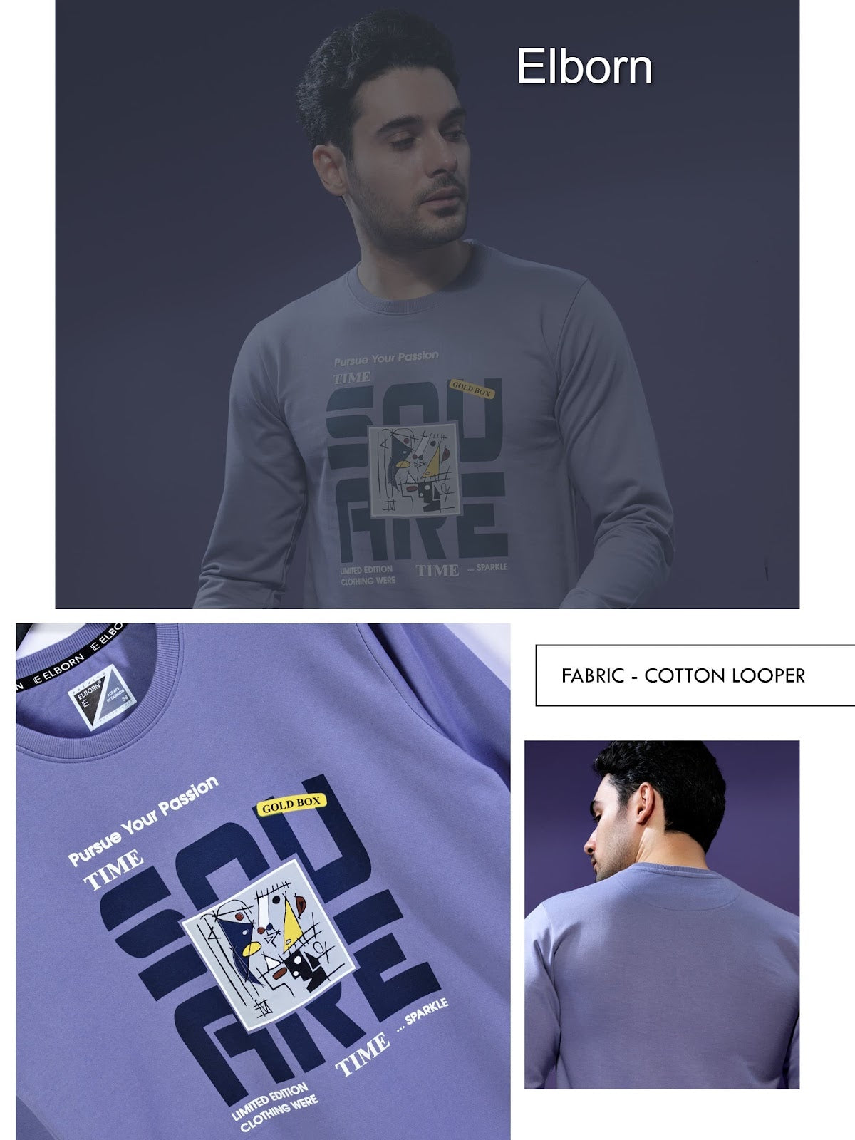 Eb-Jz-1250 Elborn Cotton Mens Tshirts Manufacturer India