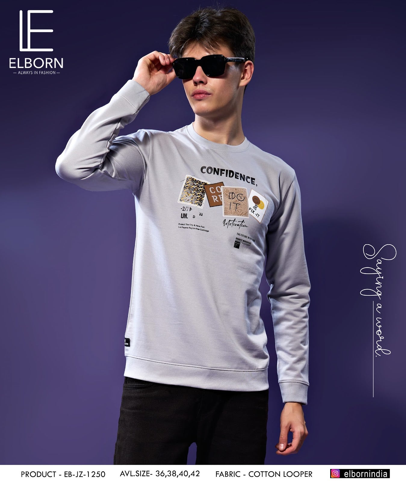 Eb-Jz-1250 Elborn Cotton Mens Tshirts Manufacturer India