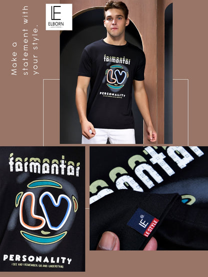 Eb-Kt-1350 Elborn Lycra Mens Tshirts Wholesaler Ahmedabad