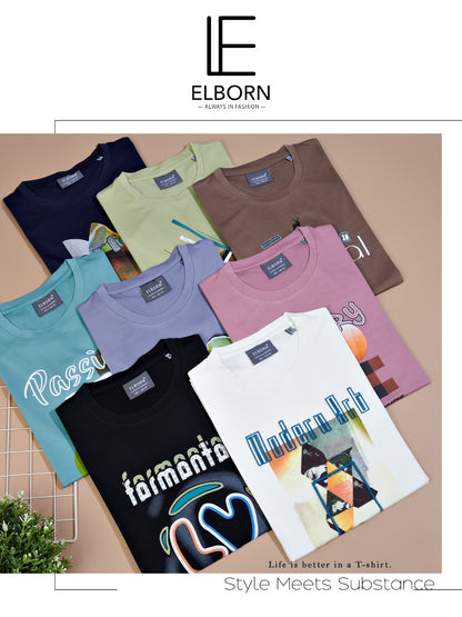 Eb-Kt-1350 Elborn Lycra Mens Tshirts Wholesaler Ahmedabad