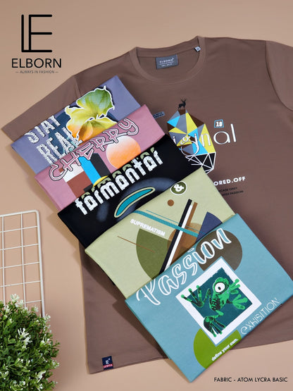 Eb-Kt-1350 Elborn Lycra Mens Tshirts Wholesaler Ahmedabad