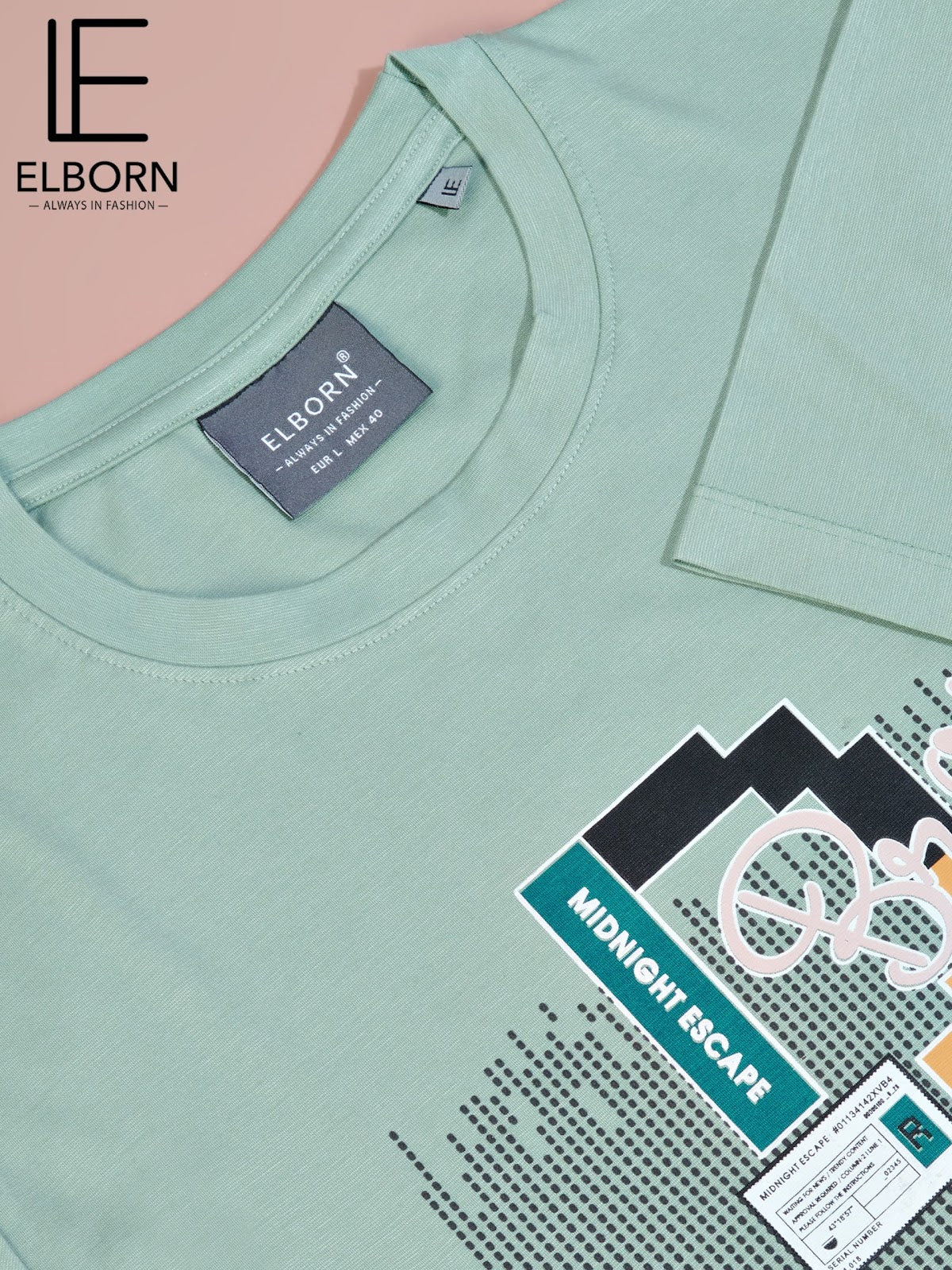 Eb-Ku-1355 Elborn Tencil Lycra Mens Tshirts Supplier India