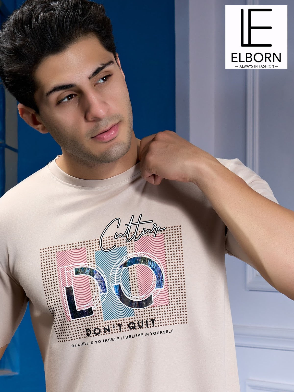 Eb-Ku-1355 Elborn Tencil Lycra Mens Tshirts Supplier India