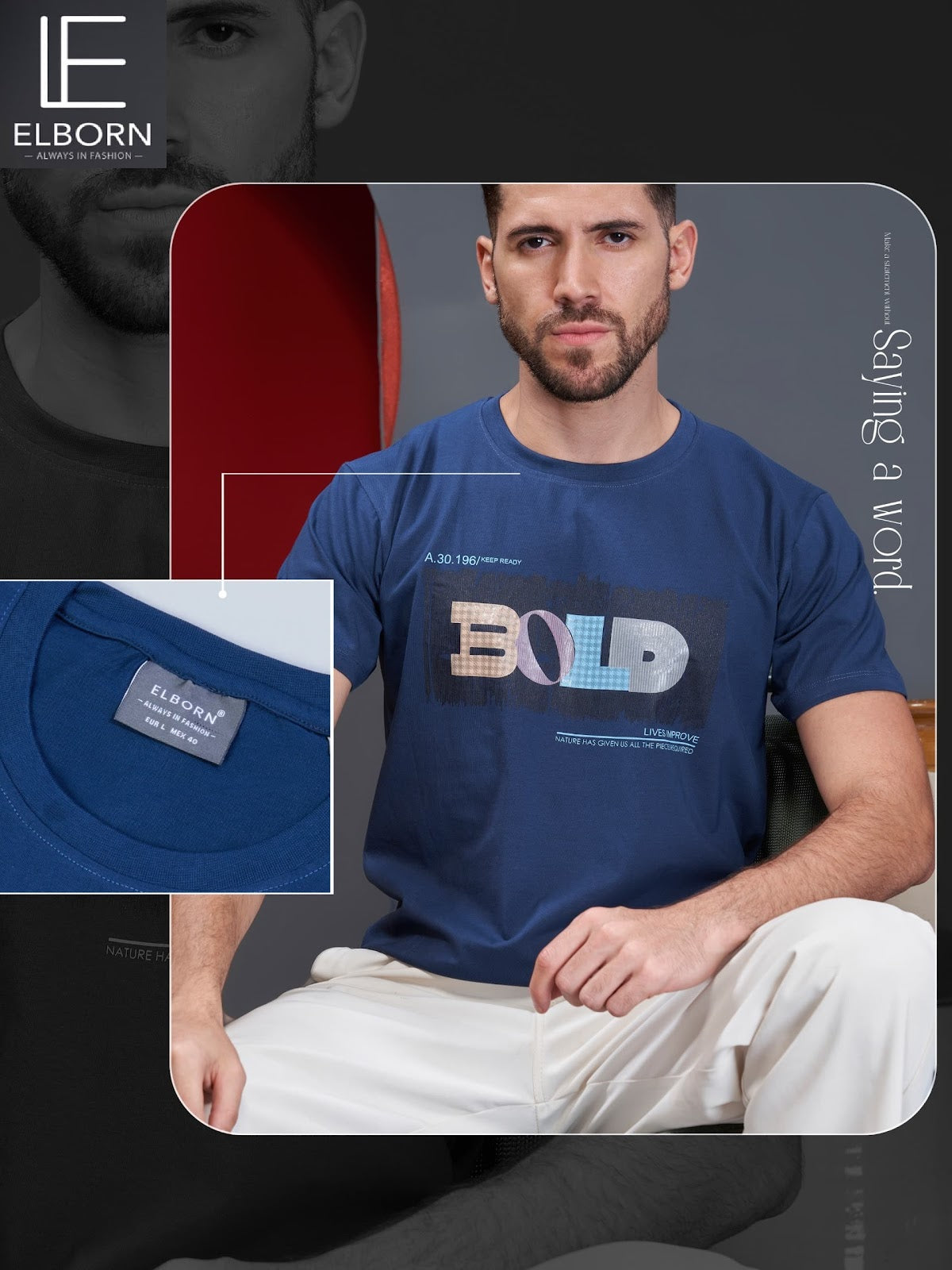 Eb-Kx-1370 Elborn Biowash Mens Tshirts Wholesale Rate