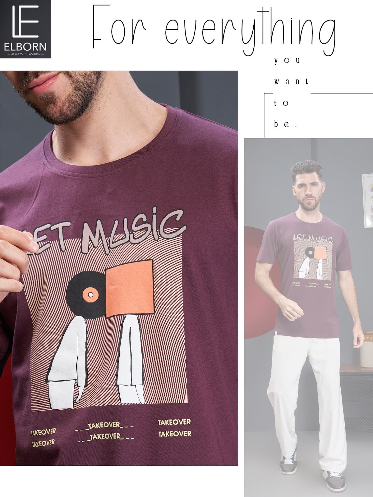 Eb-Kx-1370 Elborn Biowash Mens Tshirts Wholesale Rate